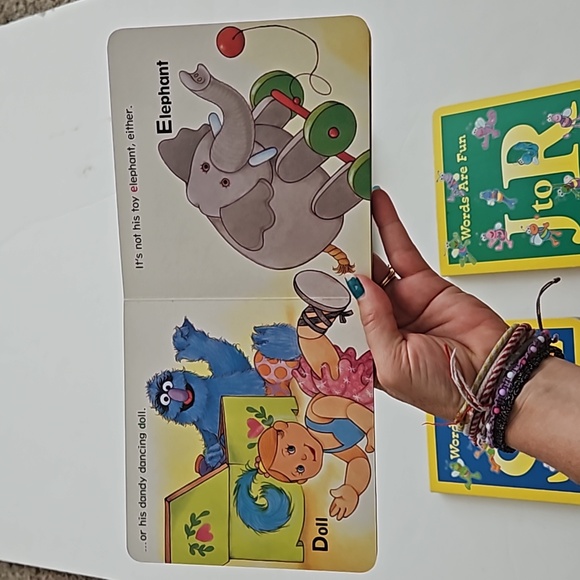 Vintage Sesame Street alphabet books - Picture 3 of 15